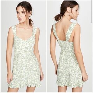 Floral Green Dress